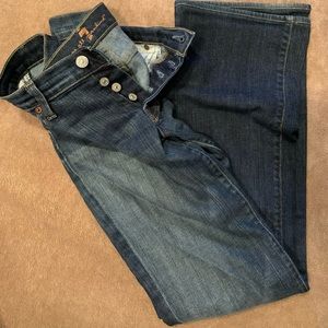 7 for all mankind button front jeans.